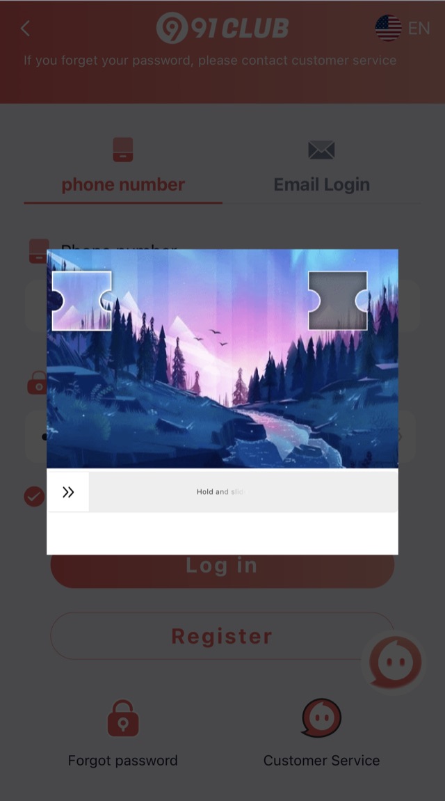 91club registration verification step for new accounts